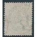 DENMARK - 1875 25øre grass-green/grey Numeral, perf. 14:13½, used – Facit # 35d