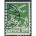 DENMARK - 1925 10øre green Airmail, used – Facit # 213