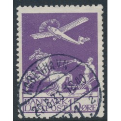 DENMARK - 1925 15øre violet Airmail, used – Facit # 214