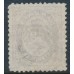 DENMARK - 1870 48Sk lilac/brown Numeral, perf. 12½:12½, used – Facit # 27