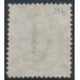 DENMARK - 1871 16Sk light green/light grey Numeral, perf. 14:13½, used – Facit # 24b