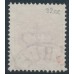 DENMARK - 1875 12øre red/grey Numeral, perf. 14:13½, inverted frame, used – Facit # 32cc