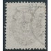 DENMARK - 1875 16øre brown/grey Numeral, perf. 14:13½, inverted watermark, used – Facit # 33dvm