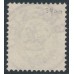 DENMARK - 1895 4øre blue/grey Numeral, perf. 12¾, inverted frame, used – Facit # 39aa