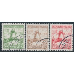 DENMARK - 1937 Dybbøl Mill set of 3, used – Facit # 278-280