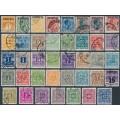 DENMARK - 1921-1955 complete collection of Postage Dues, used – Facit # L1-L38