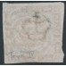 DENMARK - 1861 4Sk rose-brown Crown, imperforate, lined background, used – Facit # 7g