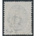 DENMARK - 1871 2Sk ultramarine/grey Numeral, perf. 14:13½, used – Facit # 20i