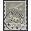 DENMARK - 1929 50øre grey Airmail, used – Facit # 216