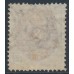 DENMARK - 1871 3Sk lilac/dark grey Numeral, perf. 14:13½, used – Facit # 21b