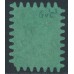 FINLAND - 1867 8Pen black Coat of Arms, roulette III, green paper, used – Facit # 6v1C3