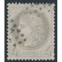 FRANCE - 1872 4c grey Cérès, perf. 14:13½, used – Michel # 47