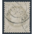 FRANCE - 1872 4c grey Cérès, perf. 14:13½, used – Michel # 47