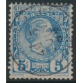 MONACO - 1885 5c dull blue Prince Charles III, used – Michel # 3
