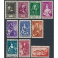 MONACO - 1939 Royal Historical Figures set of 10, MH – Michel # 190-199