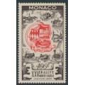 MONACO - 1955 100Fr brown/red Monte Carlo Rally, MH – Michel # 496