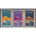 MONACO - 1951 1Fr to 30Fr Radio Monte Carlo set of 3, MNH – Michel # 448-450