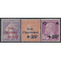 FRANCE - 1928 Caisse d’Amortissement set of 3, MH – Michel # 232-234