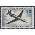 FRANCE - 1957 500Fr blue/black Caravelle Airmail, MNH – Michel # 1120