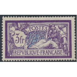 FRANCE - 1925 3Fr violet/blue Merson, MH – Michel # 181