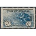 FRANCE - 1926 5Fr+1Fr blue War Orphans Charity, MH – Michel # 214