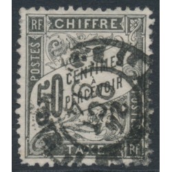 FRANCE - 1892 50c black Postage Due, used – Michel # P27