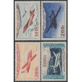 FRANCE - 1954 100Fr to 1000Fr Airmail set of 4, MH – Michel # 987-990