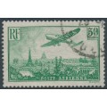 FRANCE - 1936 50Fr yellow-green Airmail, used – Michel # 311a