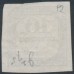 FRANCE - 1859 10c black Postage Due, imperforate, used – Michel # P2