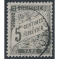 FRANCE - 1881 5c black Postage Due, used – Michel # P14