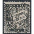 FRANCE - 1882 20c black Postage Due, used – Michel # P17