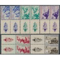 FRANCE - 1942 Legionnaires on the Russian Front set of 5, MNH – Michel # VIzf-Xzf