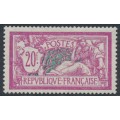 FRANCE - 1926 20Fr pink/green-blue Merson, MH – Michel # 183