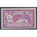 FRANCE - 1927 3Fr purple/pink Merson, MNH – Michel # 222