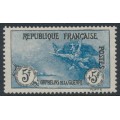 FRANCE - 1917 5Fr+5Fr blue/black War Orphans Charity, MH – Michel # 135