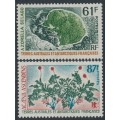 FRANCE / TAAF - 1973 Sub-Polar Plants set of 2, MNH – Michel # 83-84