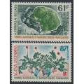 FRANCE / TAAF - 1973 Sub-Polar Plants set of 2, MNH – Michel # 83-84