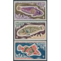 FRANCE / TAAF - 1972 Antarctic Fish set of 3, MNH – Michel # 68-70