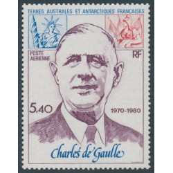 FRANCE / TAAF - 1980 5.40Fr General de Gaulle, MNH – Michel # 148