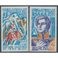 FRANCE / TAAF - 1976 Ascent of Mount Ross set of 2, MNH – Michel # 109-110