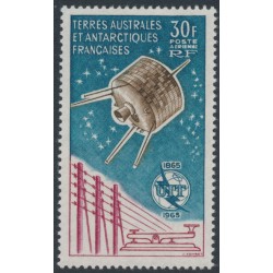 FRANCE / TAAF - 1965 30Fr International Telecommunications Union, MNH – Michel # 32