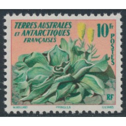 FRANCE / TAAF - 1958 10Fr Kerguelen Cabbage, MNH – Michel # 13