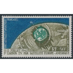 FRANCE / TAAF - 1962 50Fr Telecommunications Satellite, MNH – Michel # 27