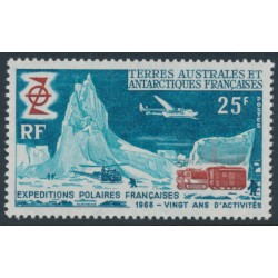 FRANCE / TAAF - 1969 25Fr French Polar Expeditions, MNH – Michel # 50