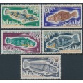 FRANCE / TAAF - 1971 Antarctic Fish set of 5, MNH – Michel # 60-64