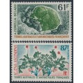 FRANCE / TAAF - 1973 Sub-Polar Plants set of 2, MNH – Michel # 83-84