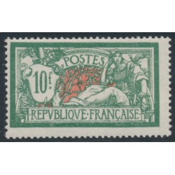 FRANCE - 1926 10Fr green/orange Merson, MH – Michel # 182