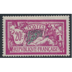 FRANCE - 1926 20Fr pink/green-blue Merson, MH – Michel # 183