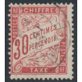 FRANCE - 1894 30c orange-red Postage Due, used – Michel # P32