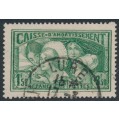 FRANCE - 1931 1.50Fr+3.50Fr green Caisse d’Amortissement, used – Michel # 261